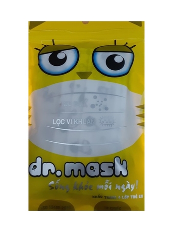 닥터 마스크 키즈용 10개입 DR.MASK Khau trang tre em tui 10 chiec