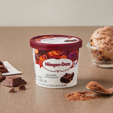 프랑스 하겐다즈 초콜릿 미니컵 100ml HAAGEN-DAZS Kem socola bi hop mini