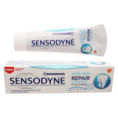 센소다인 리페어 & 프로택 액트라 프레쉬 치약 100g SENSODYNE KDR Repair & Protect Extra Fresh