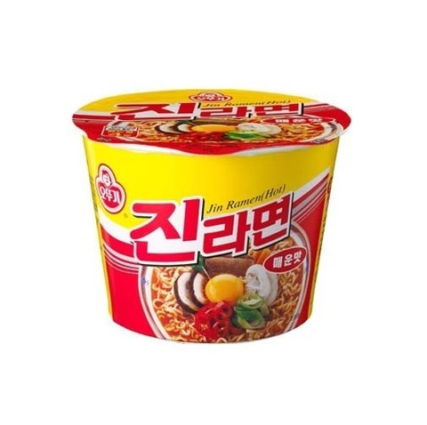 오뚜기 진라면 매운맛 용기 110G OTTOGI My Jin cay to