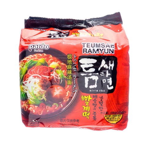 팔도 틈새라면 빨계떡 120G PALDO My cay do goi