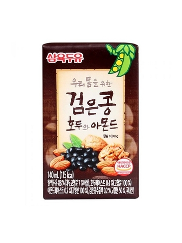 삼육두유 검은콩 호두와 아몬드 140ml SAMYOOK Sua oc cho dau den hanh nhan