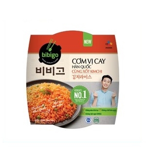 비비고 김치라이스 160g Bibigo Com vi cay Han Quoc cung xot kimchi