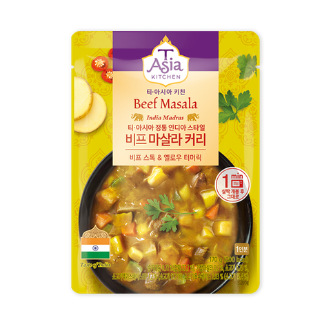 티아시아 비프 마살라 커리 170G T-Asia Ca ri Beef masala
