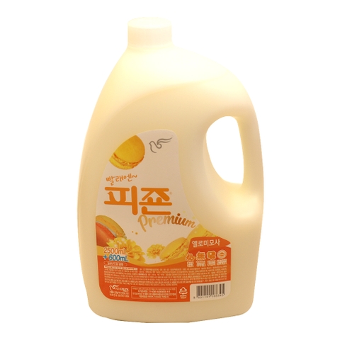 피죤 리치퍼퓸 섬유유연제 본품 옐로미모사 2.5L+ 600ML P&G Nuoc xa vai mimosa vang
