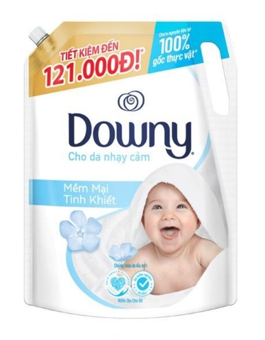 다우니 센서티브 스킨 섬유유연제 리필 2.6L P&G DOWNY Nuoc xa vai cho da nhay cam tui