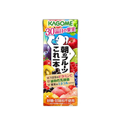 일본 카고메 아침 과일 200ml KAGOME Nuoc ep hon hop 30 loai trai cay