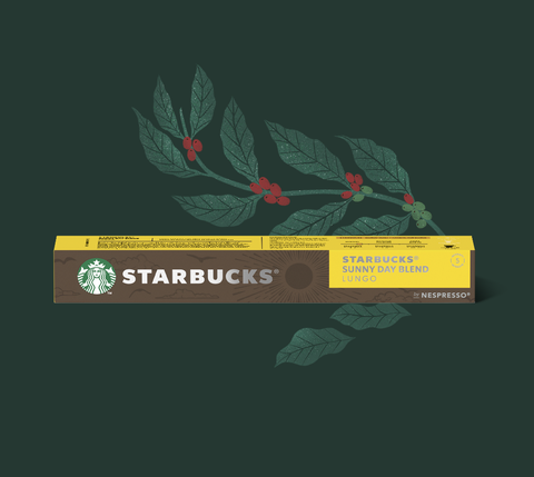 네스프레소 스타벅스 써니데이 블렌드 5.6g*10개입 NESPRESSO Ca phe may Capsupe - Starbucks Sunnyday Blend Lungo 5.6G*10EA