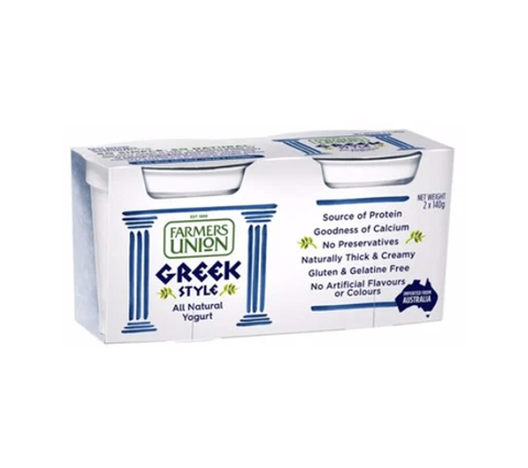 파머스 유니온 그릭 스타일 내츄럴 요거트 140g*2 GREEK Sua chua tu nhien