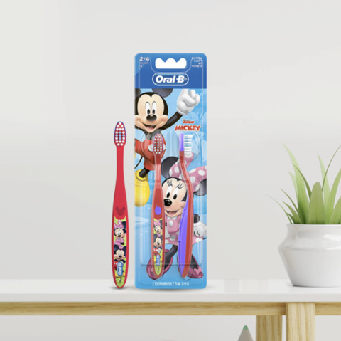 오랄비 스테이지 매우 부드러운 모 칫솔 (2~4 세/2단계) ORAL B Ban chai danh rang  soft cho be tu 2~4 tuoi