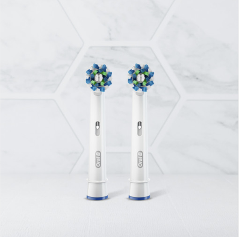 오랄비 전동칫솔 교체용 크로스액션  클린 (EB50-3) P&G ORAL-B Set dau thay ban chai tu dong precision clean 3 cai