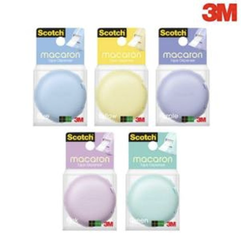 3M 스카치 마카롱 매직 테이프 GREEN 18mm*10m 3M Bang dinh Macaroon green