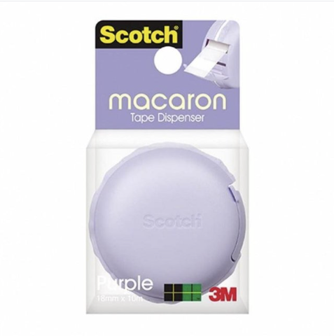 3M 스카치 마카롱 매직 테이프 PURPLE 18mm*10m 3M Bang dinh Macaroon purple