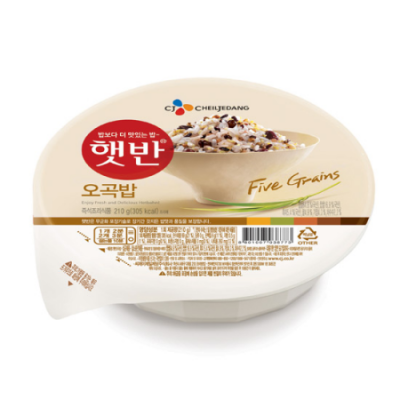 CJ 햇반 오곡밥 210g CJ Com ngu coc an lien