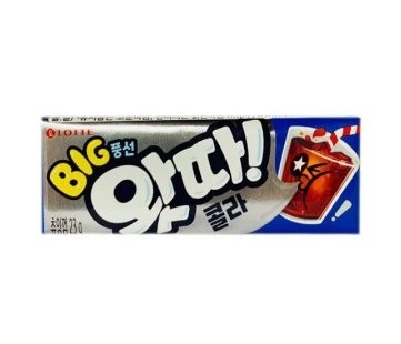 롯데 왓따 풍선 껌 콜라맛 23G LOTTE Keo cao su vi cola