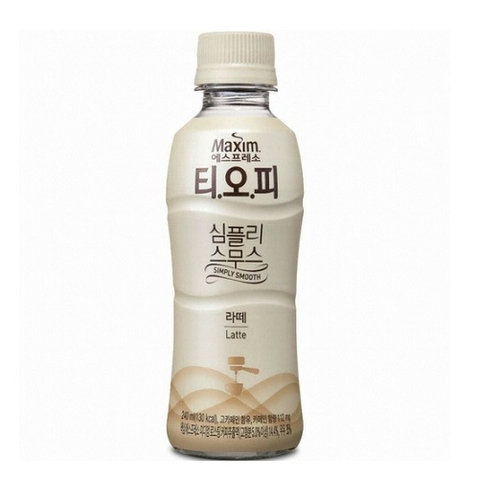 동서 티오피 심플리 스무스 라떼 240ml DONGSUH SIMPLY SMOOTH Ca phe Latte