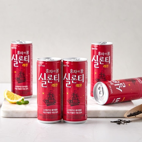 롯데 실론티 250ml LOTTE Hong tra cyclon