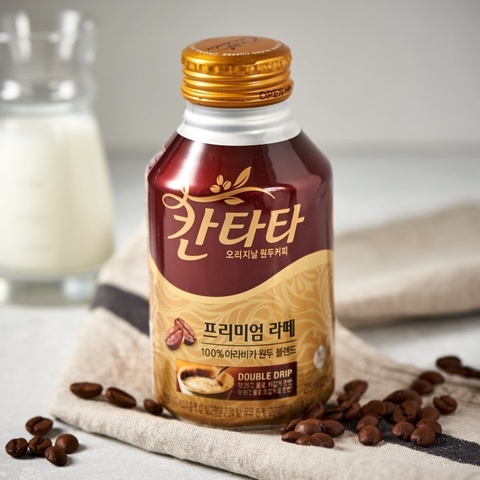 롯데칠성 칸타타 프리미엄라떼 275ML LOTTE Ca phe cantata premium latte