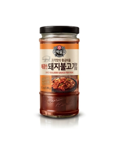 백설 매콤한 돼지불고기 양념 290G CJ Sot uop thit heo bulgogi cay