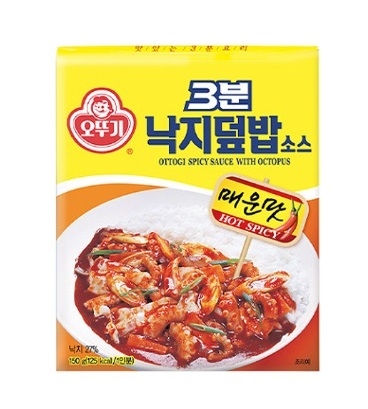 오뚜기 3분 낙지덮밥 소스 150g OTTOGI Com bach tuoc