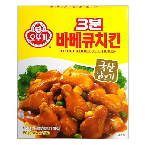 오뚜기 3분 바베큐 치킨 200g OTTOGI Ga BBQ