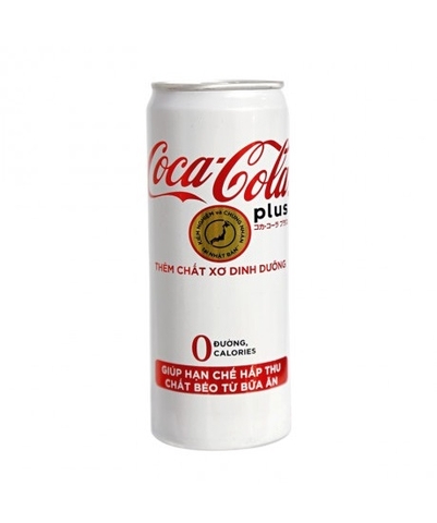 코카콜라 식이섬유 함유 콜라 330ML Coca-cola Plus lon