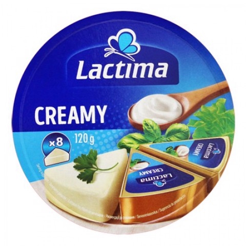 락티마 크리미 포션 치즈 120G LACTIMA pho mai creamy mieng