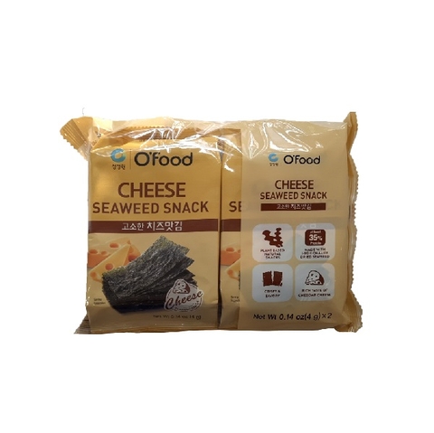 청정원 고소한 치즈맛김 4G*2 CJW La kim tam pho mai