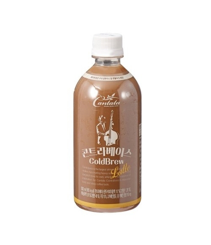 칸타타 콘트라베이스 콜드브루 라떼 500ML CATATA Ca phe ColdBrew Latte chai
