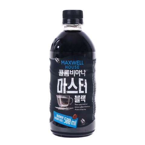 맥스웰하우스 콜롬비아나 마스터블랙 500ML MAXWELL HOUSE Ca phe Colombiana Master Black