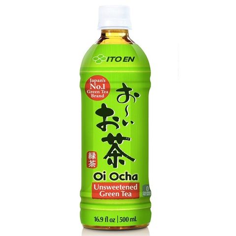 싱가폴 이토엔 무가당 녹차 500ml Nuoc uong tra xanh Oi Ocha Green Tea