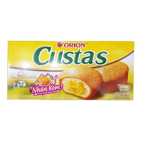 오리온 카스타드 6개입 ORION Custas 6P