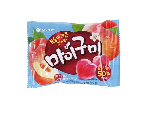오리온 마이구미 복숭아 66g ORION Keo deo vi dao
