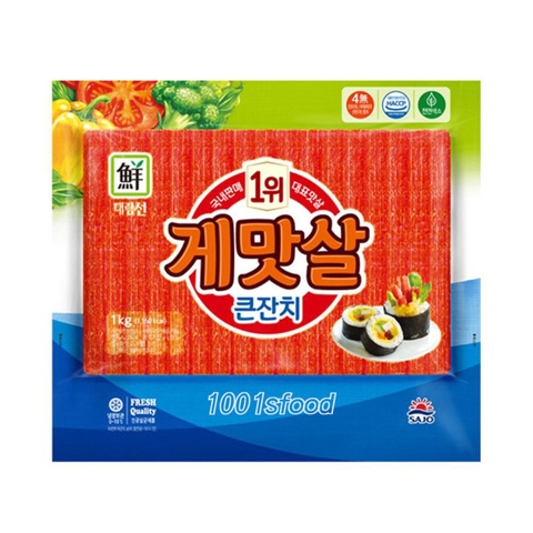 사조대림 게맛살 큰잔치 1KG SJ Thanh cua