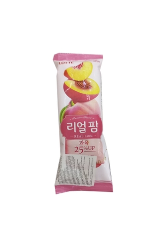 롯데 리얼 팜 복숭아 80ml LOTTE Kem cool vi dao