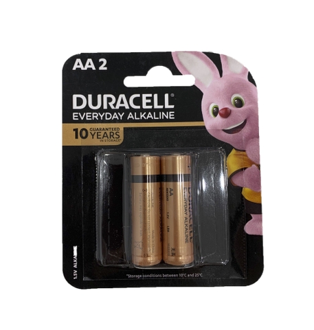 듀라셀 알카라인 건전지 AA 2개입 Duracell everyday alkaline AA2