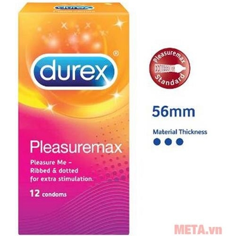 듀렉스 특수형 플레쥬어맥스 12개입 DUREX BCS PLEASUREMAX 12pc