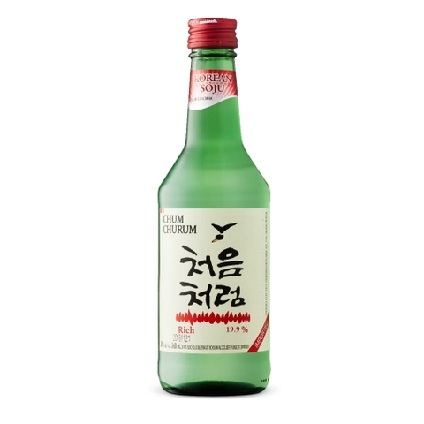 롯데 처음처럼 소주 19.9% 360ml LOTTE Chumchurum Rich