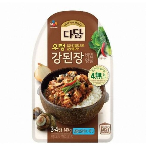 CJ 다담-쇠고기우렁 비빔된장양념 140G CJ Sot tuong tron thit bo