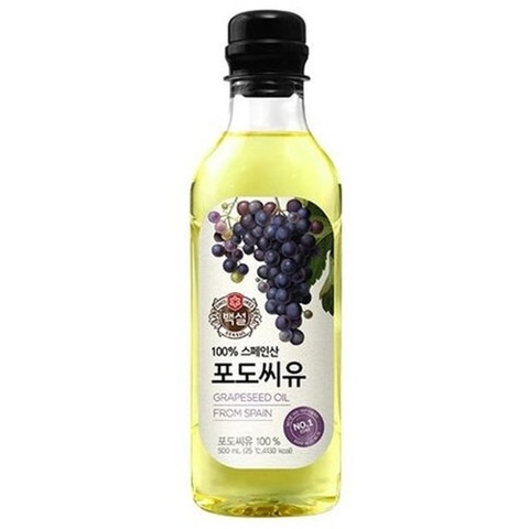 CJ 백설 포도씨유 500ml CJ Dau hat nho