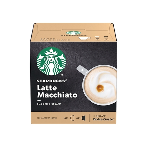 돌체 구스토 스타벅스 라떼 마끼아또 8.5G*12개입 NESCAFE Dolce Gusto Ca phe may Starbucks Latte Macchiato