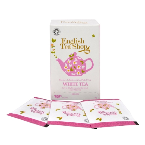 잉글리쉬 티 샵 오가닉 회이트 티 2G*20입 ENGLISH TEA SHOP Bach tra