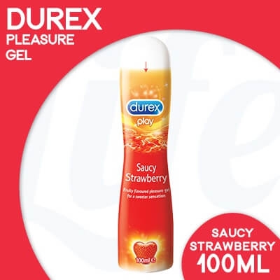 듀렉스 플레이 사우시 스트로베리 100ml DUREX PLAY Gel boi tron saucy strawberry