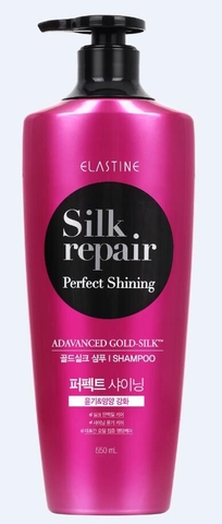 LG생활건강 엘라스틴 골드 실크 퍼펙트 샤이닝 샴푸 LGVINA Dau goi Gold Silk