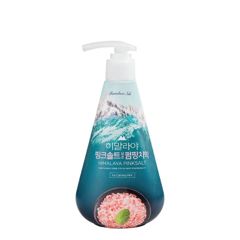 LG생활건강 히말라야 핑크솔트 펌핑 치약 아이스 카밍 민트 LGVINA Kem danh rang Himalaya Pumping bac ha mat lanh