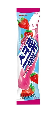 롯데 주물러 스크류바맛 LOTTE Kem dau ong