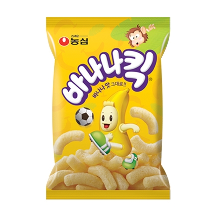 농심 바나나킥 75g NONGSHIM Snack chuoi
