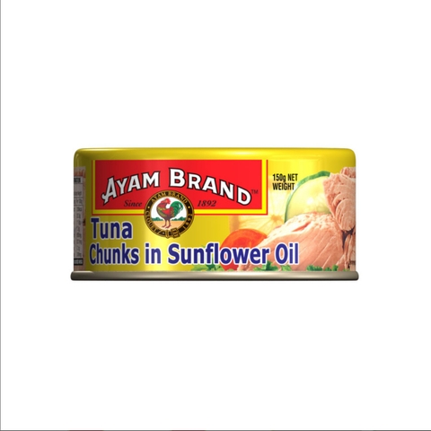 말레이시아 아얌 브랜드 해바라기유 통참치 150g AYAM BRAND Ca ngu khuc ngam dau huong duong