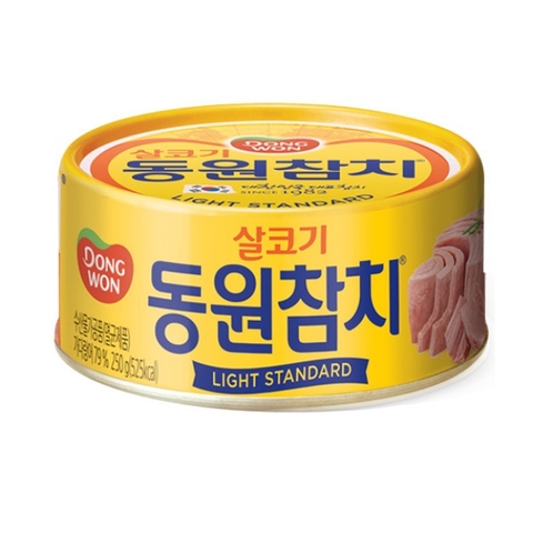 동원 살코기 참치 라이트 스탠다드 250g DW Ca ngu hop Light