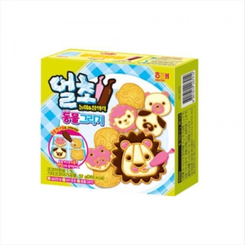 해태 얼초 동물그리기 52g HAITAI Banh ve dong vat